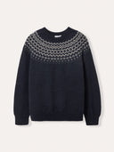 British Wool Graduated Fair Isle Jumper