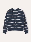 Linen Blend Drop Stitch Cardigan