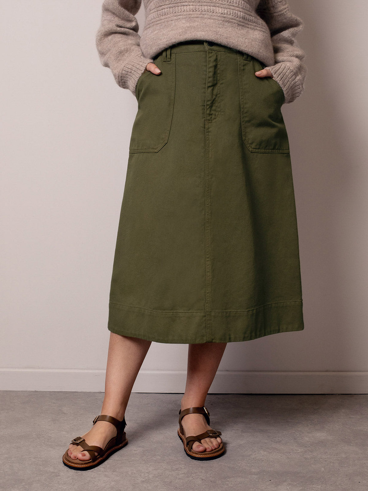 Twill A-Line Skirt | Celtic & Co.