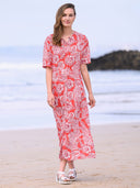 Button Through Midi Dress