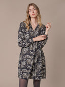 Pleat Detail Knee Length Dress