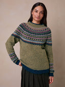 Donegal Fair Isle Yoke Jumper