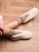 Teddy Sheepskin Soft Sole Bootee Slippers