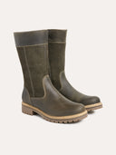 Waterproof Sheepskin Lined Calf Boots