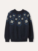 British Abstract Floral Jumper