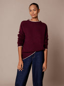 Felted Funnel Neck Jumper