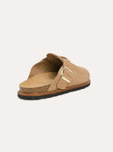 Suede Welt Detail Clogs
