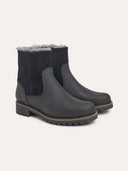 Waterproof Sheepskin Lined Ankle Boots