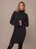 Supersoft Roll Neck Knee Length Dress
