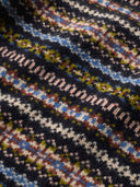 Traditional Fair Isle Triangle Merino Scarf