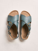 Crossover-Schnallensandalen