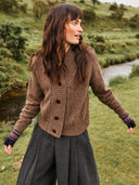 Nep Cropped Shawl Cardigan