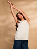 Organic Hemp Supima Cotton Blend Vest Top