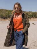 Pleat Back Coat