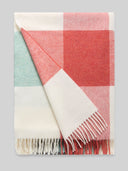 Merino Lambswool Check Throw