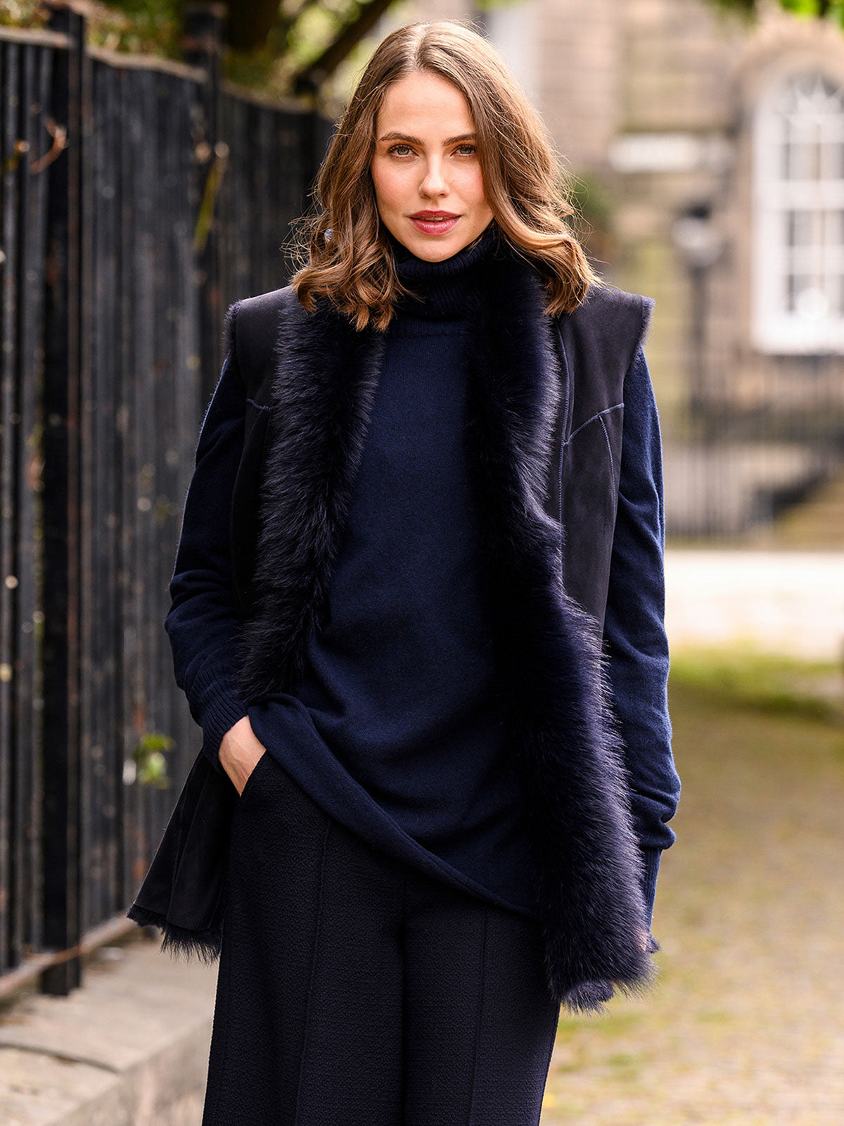 Toscana Trim Longline Gilet | Celtic & Co.