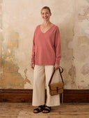 Supersoft Slouch V Neck Jumper