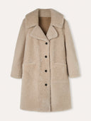 Longline Sheepskin Coat
