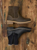 Waterproof Sheepskin Lined Ankle Boots