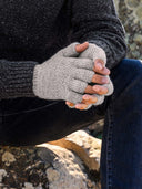 British Wool Fingerless Gloves
