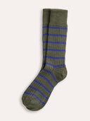 Merino Cotton Striped Socks