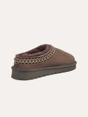 Braid Trim Sheepskin Clogs