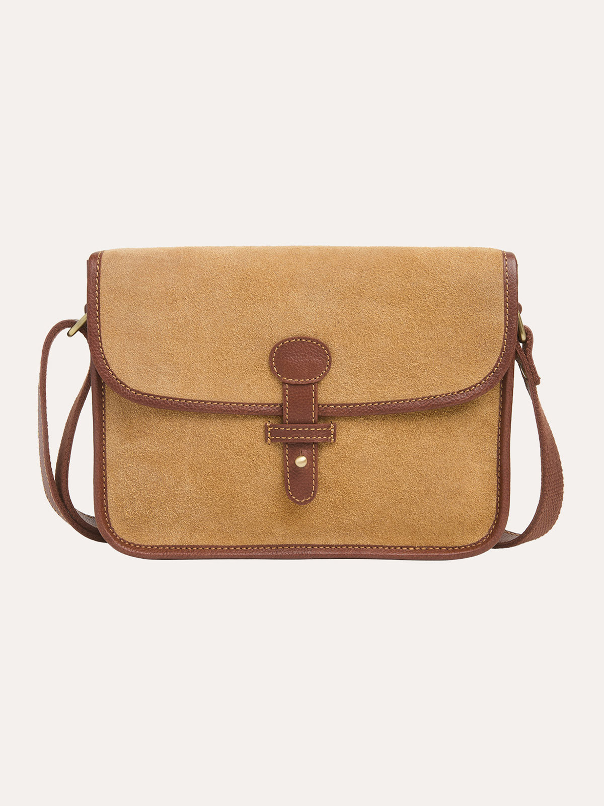 Suede Stud Strap Cross Body Bag | Celtic & Co.