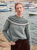 Ditsy Fair Isle Yoke Jumper