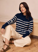 Feinstrick-Pullover mit Kragen