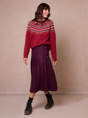 Flecked Fair Isle Yoke Jumper