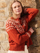 Donegal Two Tone Fair Isle Cardigan