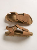 Fringe Suede Sandals