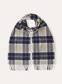 Woven Check Merino Scarf