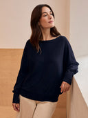 Merino Blend Fine Knit Dolman Jumper