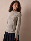 British Cable Detail Gansey Jumper