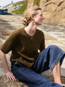 Alpaca Blend Short Sleeve Top