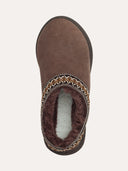 Braid Trim Sheepskin Clogs