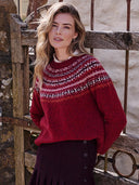 Flecked Fair Isle Yoke Jumper