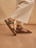 Toe Ring Leather Sandals