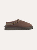 Braid Trim Sheepskin Clogs
