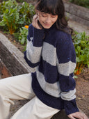 Donegal Colourblock Funnel Neck