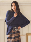 Alpaca Blend Woolly Funnel Neck Tabard