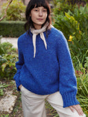 Kilcarra Tweed Funnel Neck Jumper
