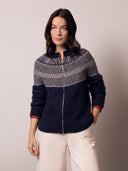 British Wool Yoke Stitch Cardigan