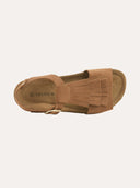Fringe Suede Sandals
