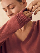 Supersoft Slouch V Neck Jumper