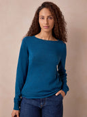 Merino Fine Knit Boat Neck Jumper