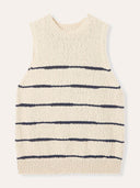 Linen Blend Drop Stitch Vest Top