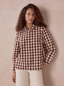 Gingham Button Through Shirt