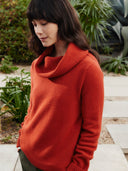 Superweicher Pullover mit Schalkragen